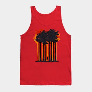 Witch Forest, red Tank Top